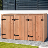 Containerumbau Eva | 3 Mülltonnen