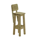 bar kruk barkruk voor buiten met rugleuning staat mooi aan onze sta tafel altijd mooi