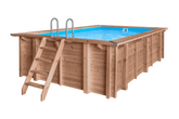 Piscine de luxe en bois Santa Cruz 502x322x124cm