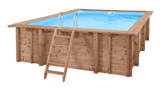 Piscine de luxe en bois Playa Lagun 600x419x131cm