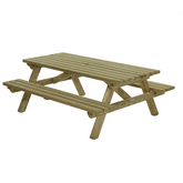 picknicktafel met gat voor parasol goede kwaliteit van hout voor in tuin