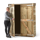 Gartenschrank Bart – Gartenschuppen doppelt – Lagerschuppen für den Garten – Lagerschrank – Holz