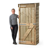 Gartenschrank Ruud – Gartenschuppen Single – Lagerschuppen für den Garten – Lagerschrank – Holz
