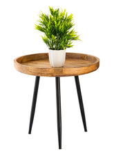 James - Table d'appoint - Bois - Manguier Altholz - ø 40 o. 50 cm