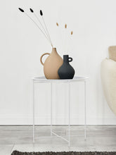 Sophia - Table d'appoint - blanc - métal - Ø 47 H 51 cm