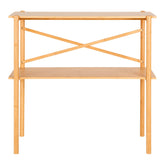 Isabella - console tafel - natuurlijk - bamboe - 83x32x80,5 cm