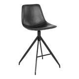 Harris - Monaco Counter Chair - PU - schwarz - 45x45x100 cm