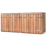 Containerumbau Lisa | 4 Mülltonnen
