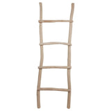 Functionele en stijlvolle teakhouten ladder van Collection Wood Selections.