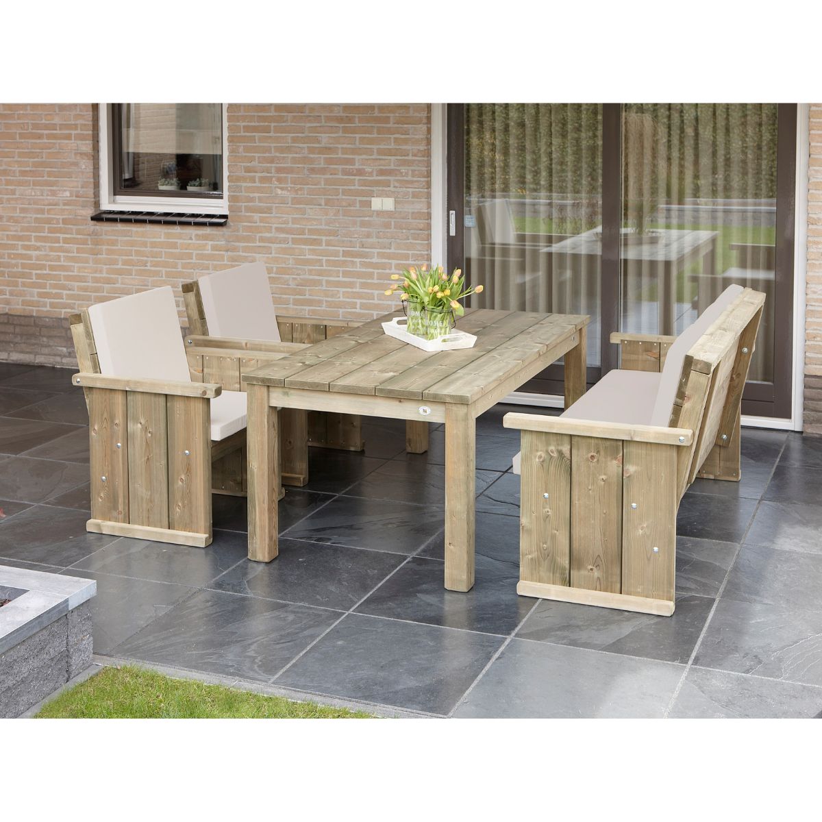 tuin bank kopen hout 