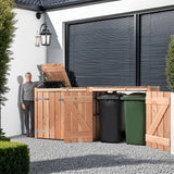 Containerumbau Lisa | 4 Mülltonnen