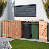 Containerumbau Lisa | 4 Mülltonnen