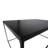 Robinson - salontafel - zwart - staal en spaanplaat - 90x60x45 cm