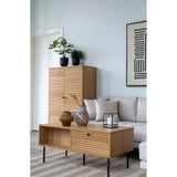 Olivia - bank - groen - stof - 200x90x85 cm