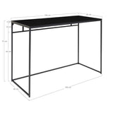 Bureau Vita - noir - 100x45x75 cm