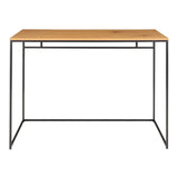 Van Leeuwen - bureau - naturel - acier et chêne - 100x45x75 cm