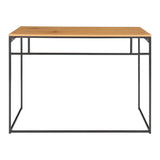 Van Leeuwen - bureau - naturel - acier et chêne - 100x45x75 cm