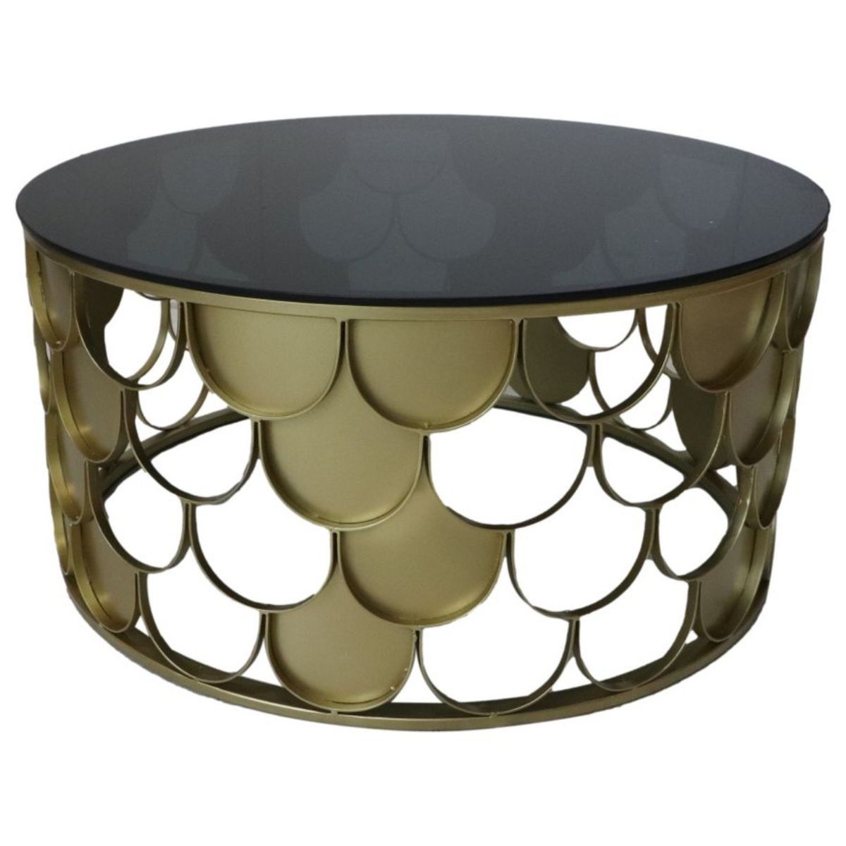 Trendy Salontafel: Ontdek de ø80x40 cm Salontafel in Goud/Zwart - een eigentijdse toevoeging aan je interieurdesign. Snel geleverd en perfect passend binnen jouw budget.