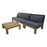Geniet van ultiem comfort met het loungegedeelte van 84x84x64 cm, inclusief een zithoogte van 30 cm voor een perfecte relaxervaring.
