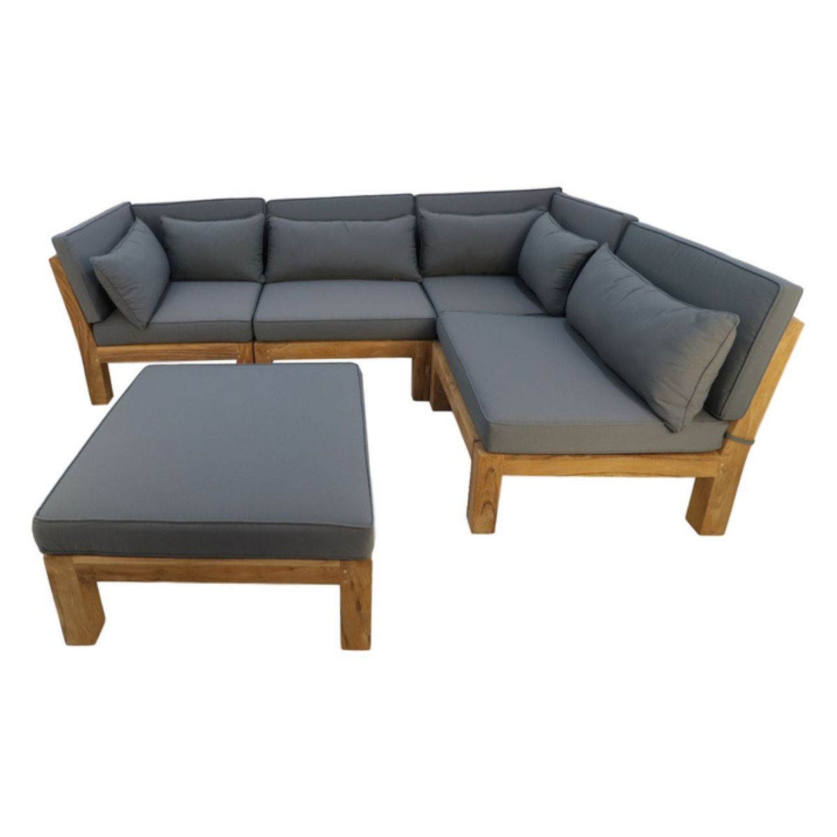 Creëer jouw ideale loungeset met de veelzijdige Lounge Tuintafel Aruba van Wood Selections.