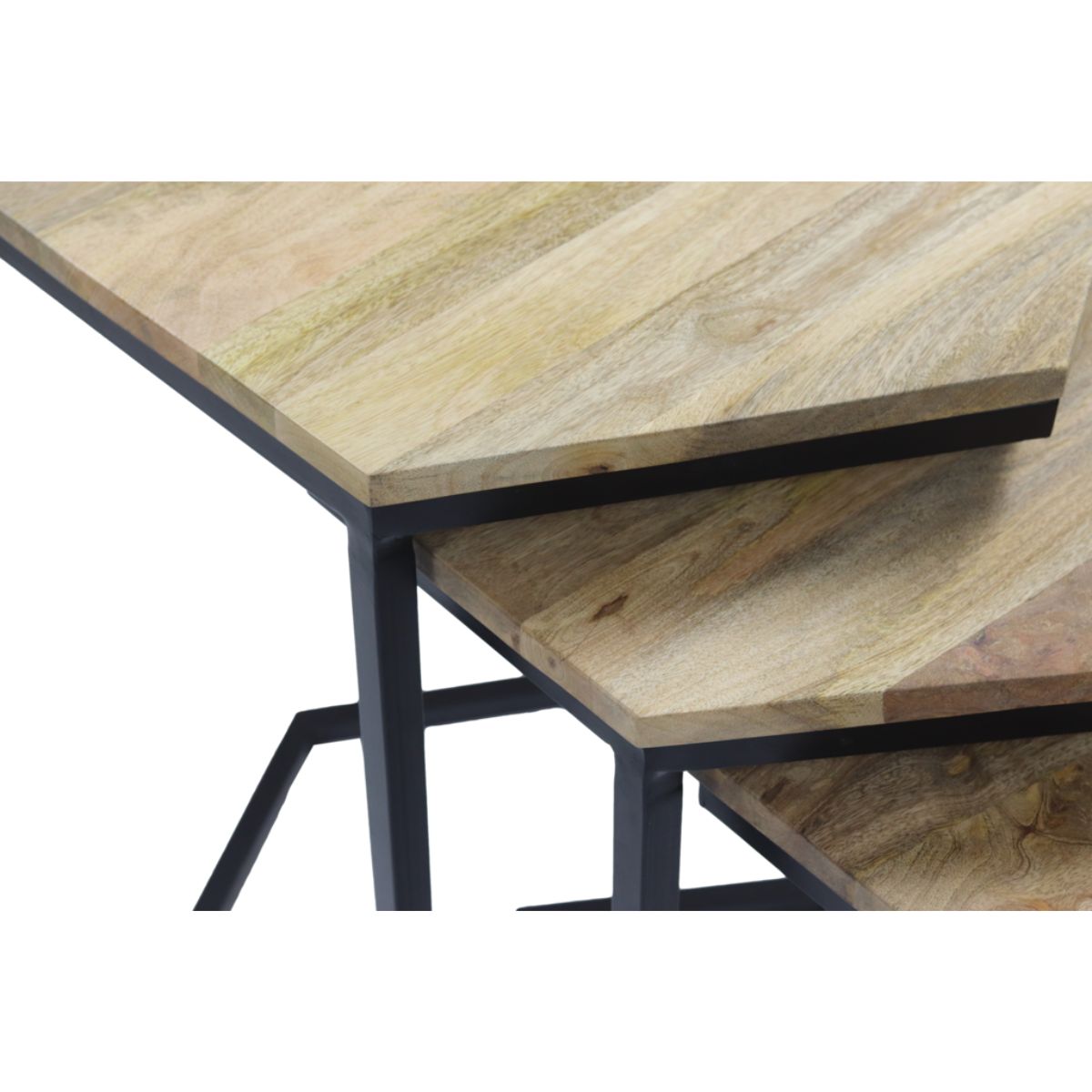 Set van 3 Woonkamertafels: Breng een vernieuwende look naar je interieur met deze veelzijdige tafels.