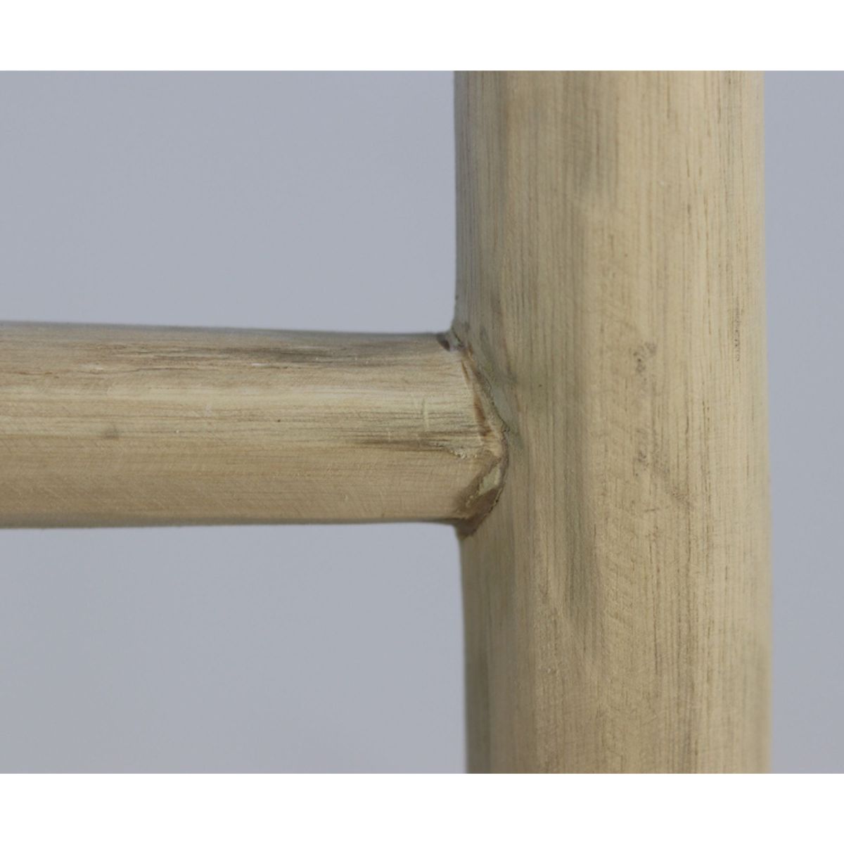 Functionele ladder - Hoogwaardig teakhout - Ideaal voor elke kamer - 45x4x150 cm.