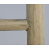 Functionele ladder - Hoogwaardig teakhout - Ideaal voor elke kamer - 45x4x150 cm.