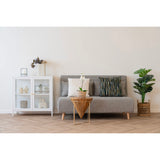 Thomas - coussin - mélange nature - polyester et coton - 45x45 cm