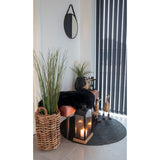 Elin - lamsvacht kleed - zwart - echt lamsvacht - 50x85 cm