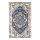 Amelia - Paillasson - bleu - chenille polyester - 50x80 cm