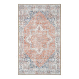 Peters - Paillasson Havana - Orange/Bleu - Chenille Polyester - 50x80 cm