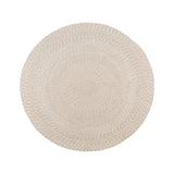 Taylor - Minorque dos - sable - 100% plastique recyclé - Ø120 cm