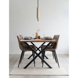 Martinez – Menorca-Teppich – sandfarben – 100 % recycelter Kunststoff – 140 x 200 cm