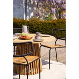 Thompson - Minorque dos - sable - 100% plastique recyclé - Ø180 cm