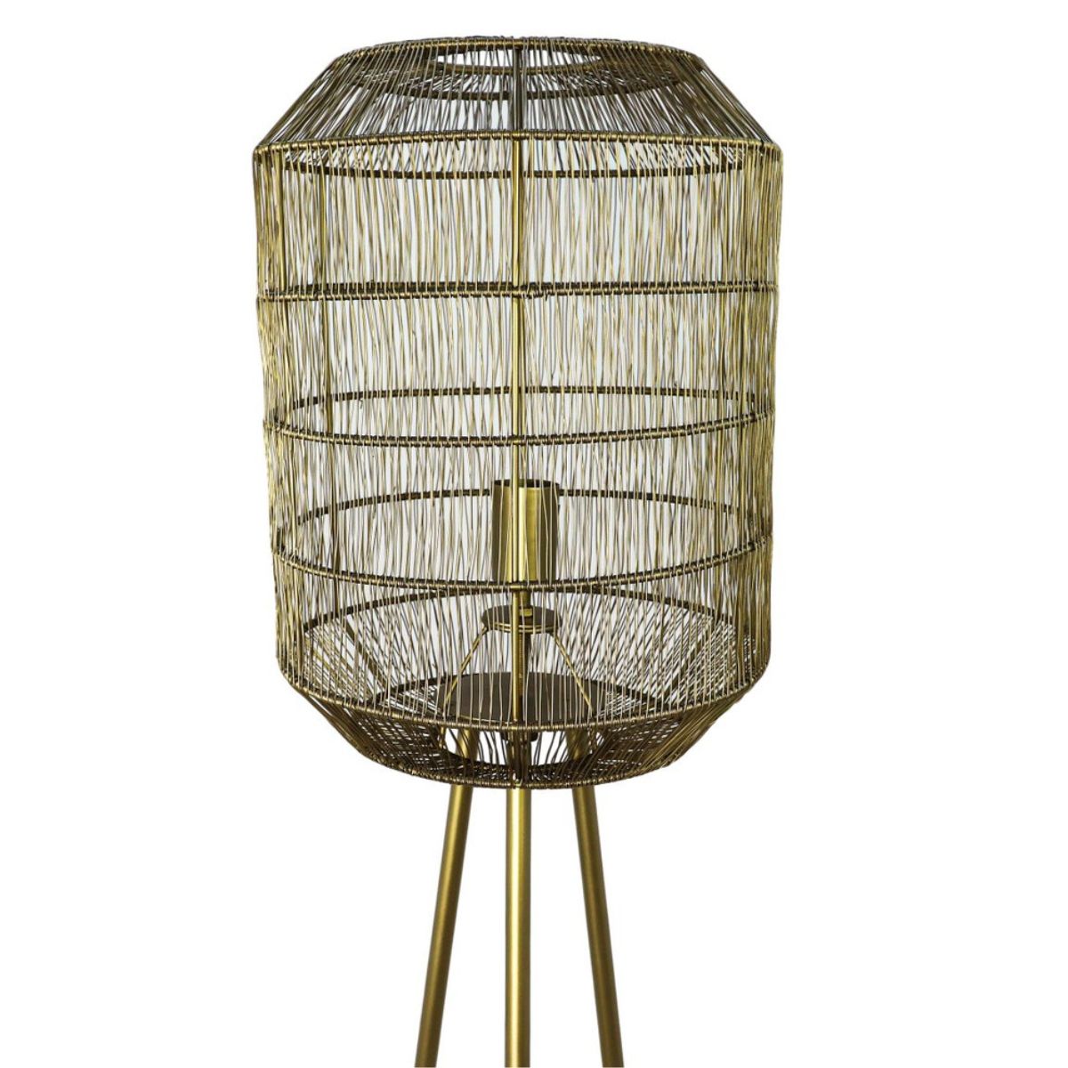 Creëer een luxueuze sfeer in je ruimte met de Vloerlamp Marbella - een prachtige lichtbron met een royale kap van 40 cm diameter, waarmee je zowel stijl als helderheid toevoegt aan je woonomgeving.