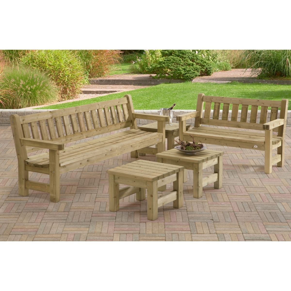 houten parkbank gemaakt van stevig hout loungeset tuinbank is erg relaxt gaat lang meer lounge set kopen altijd goed 