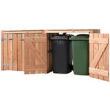 Containerumbau Lisa | 4 Mülltonnen