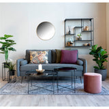 Smith - Jersey Spiegel - Messingoptik - Stahl - Ø60 cm