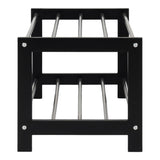 Bakker - Schuhregal - Schwarz - Holz und Stahl - 78x34 cm