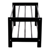 Bakker - Schuhregal - Schwarz - Holz und Stahl - 78x34 cm