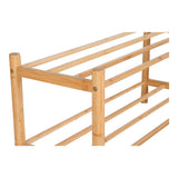 Jansen - Schuhregal - Natur - Bambus - 80x30x90 cm