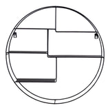 Anderson - Étagère Genk - Étagère ronde - Acier - Ø47x10 cm