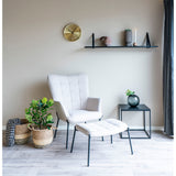 De Vries - Korb - Seegras - Natur/Braun/Schwarz - 2er-Set