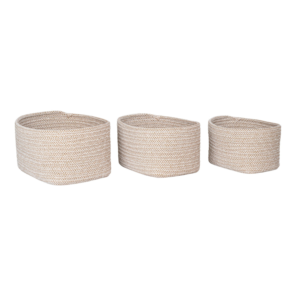 Joseph - manden - beige - katoen - set van 3