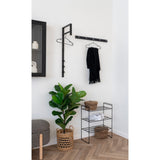 Jones – Kleiderständer – Schwarz – Metall – kompakte Größe