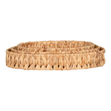 Van Dijk - Tabletts - Natur - Wasserhyazinthe - 3er-Set