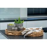 Van Dijk - Tabletts - Natur - Wasserhyazinthe - 3er-Set