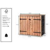 Containerombouw Yente | Kliko ombouw dubbel