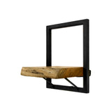 Voeg een vleugje minimalisme toe aan je interieur met de Levels Wandplank, vervaardigd uit hoogwaardig acacia hout en stijlvol ijzerwerk.