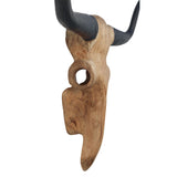 Breng de natuur naar binnen met deze verfijnde buffelkop aan je muur.